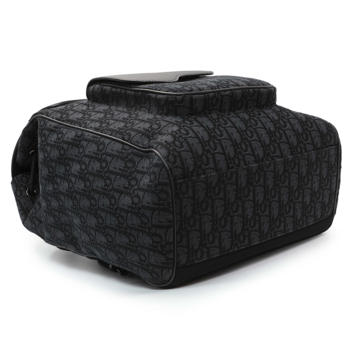 Christian Dior Black Oblique Saddle Backpack Handbags Christian Dior