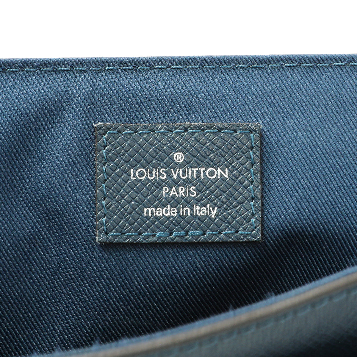 Louis Vuitton Blue Taiga Roman PM Messenger Handbags Louis Vuitton