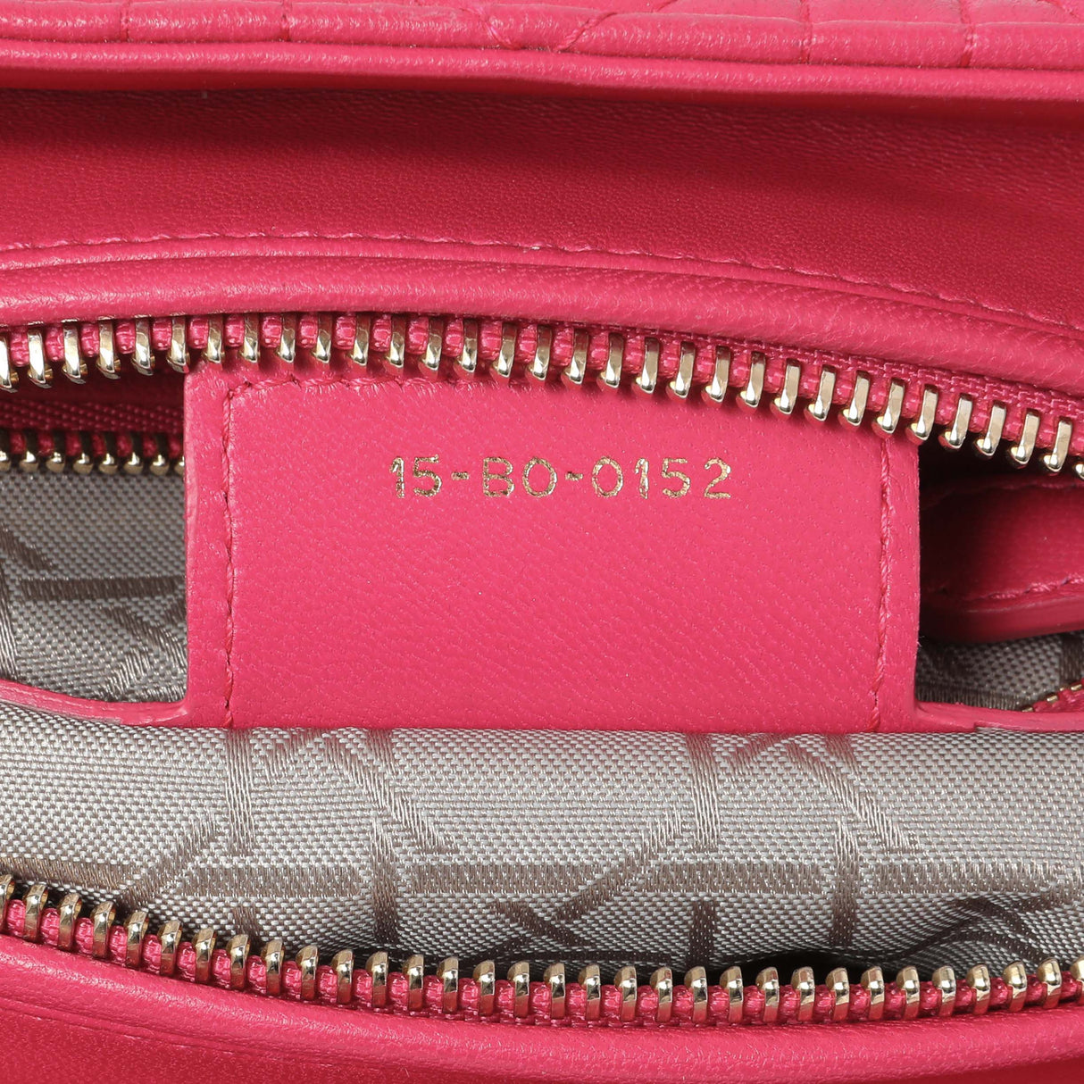 Christian Dior Pink Lambskin Cannage Medium Lady Dior Handbags Christian Dior