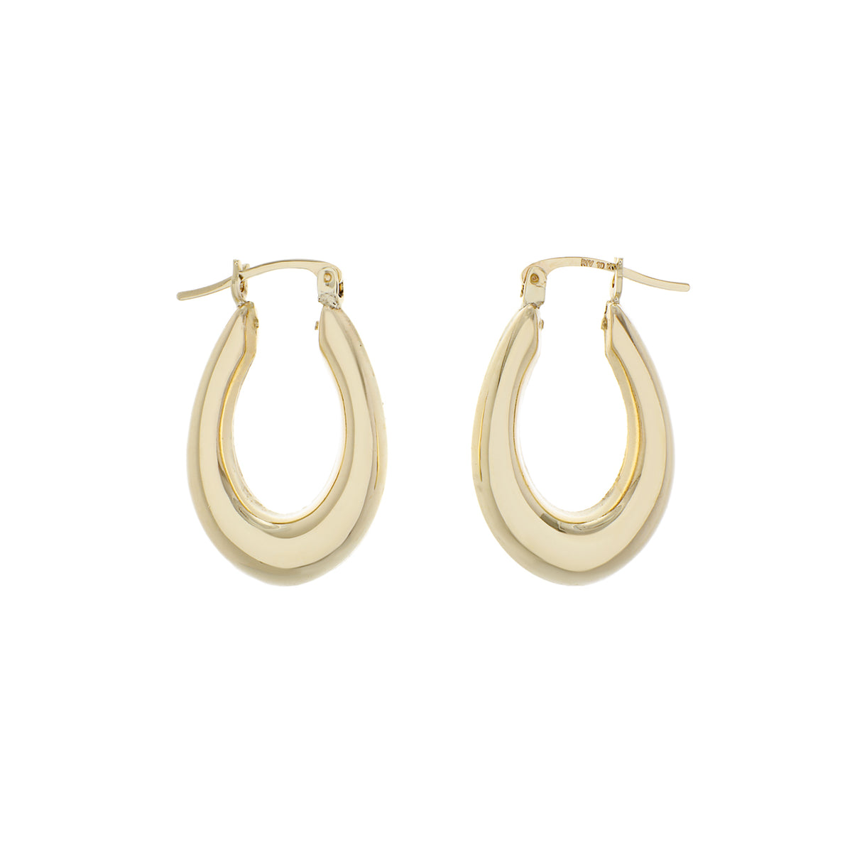 10K Yelllow Gold Hoop Earrings Fine Jewellery Modaselle