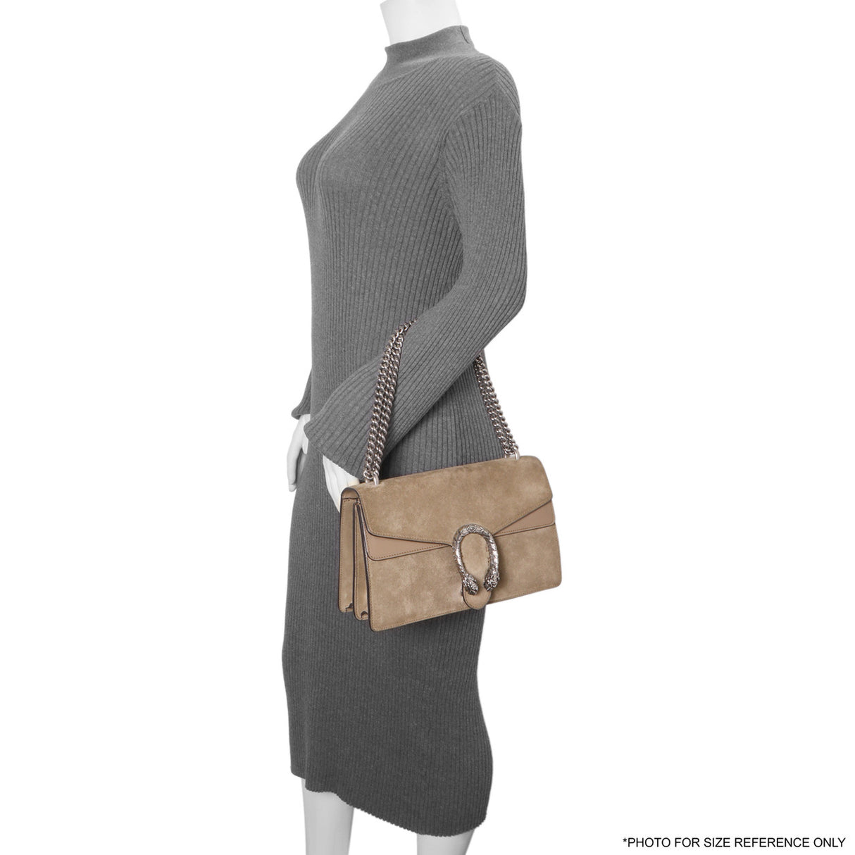 Gucci Taupe Suede Small Dionysus Shoulder Bag Handbags Gucci