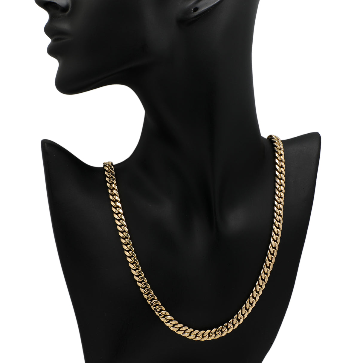 10K Yellow Gold Italian Curb Chain Fine Jewellery Modaselle