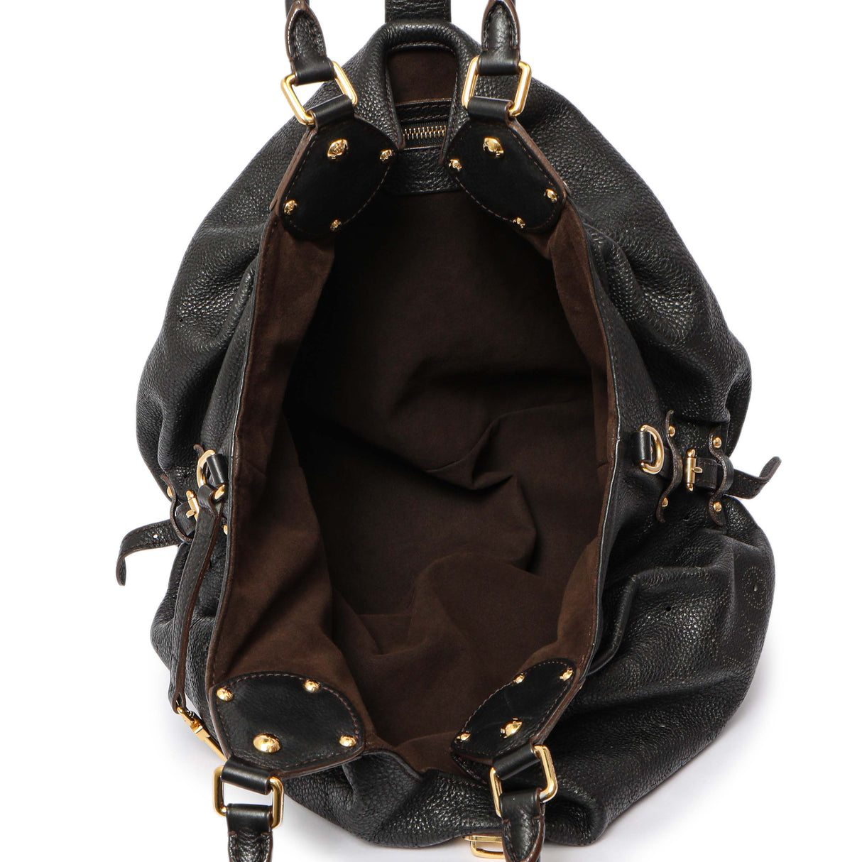 Louis Vuitton Black Monogram Mahina L Handbags Louis Vuitton