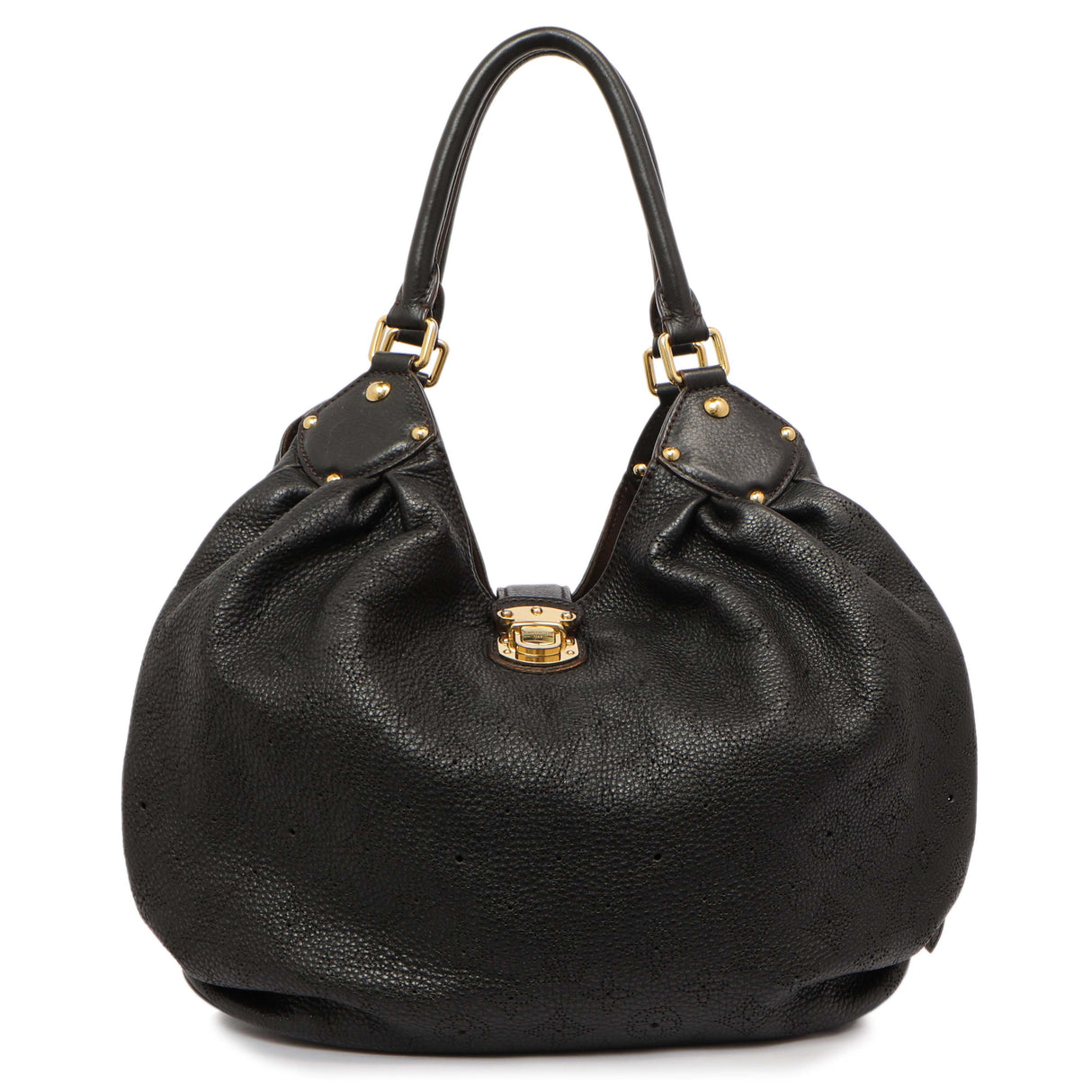 Louis Vuitton Black Monogram Mahina L Handbags Louis Vuitton