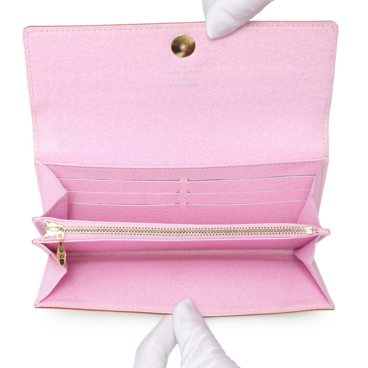 Louis Vuitton White Multicolor Sarah Wallet Accessories Louis Vuitton