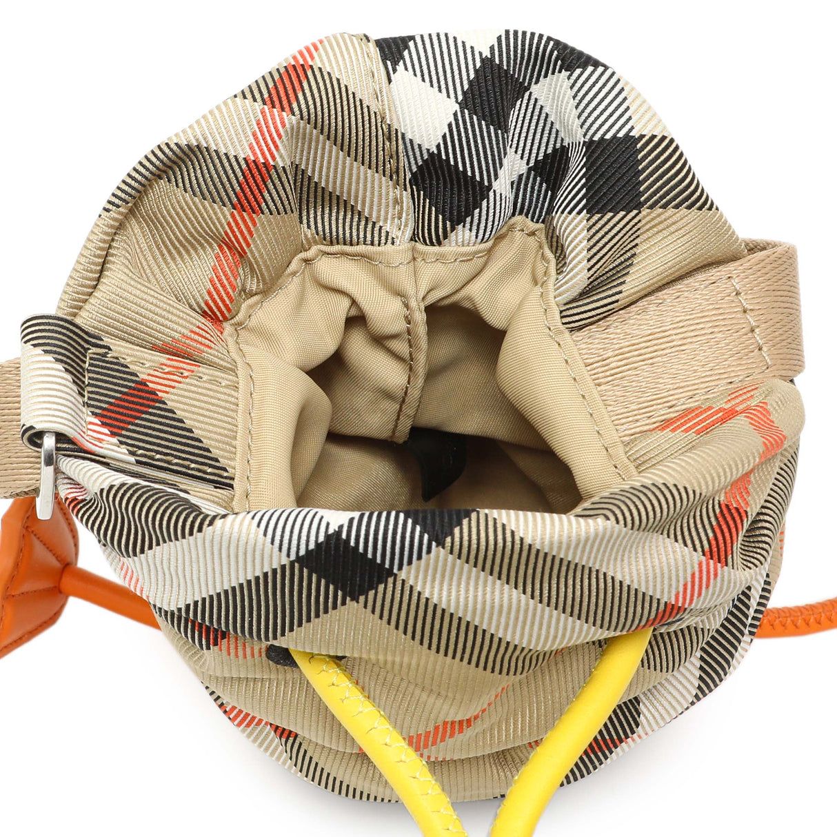 Burberry Sand Check Nylon Duck Bottle Holder Accessories Burberry