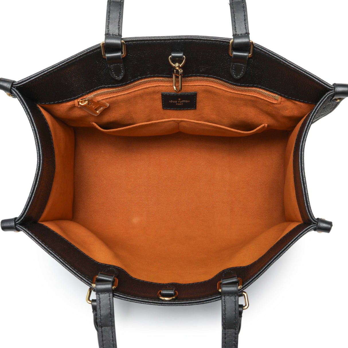 Louis Vuitton Black Empreinte Monogram Giant OnTheGo MM Handbags Louis Vuitton