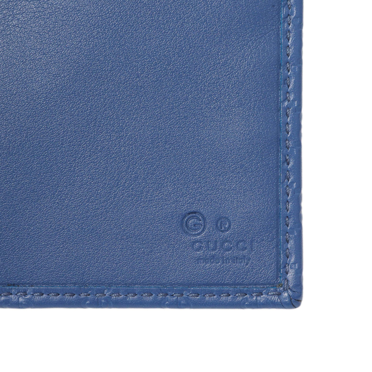 Gucci Blue Microguccissima Long Wallet Accessories Gucci