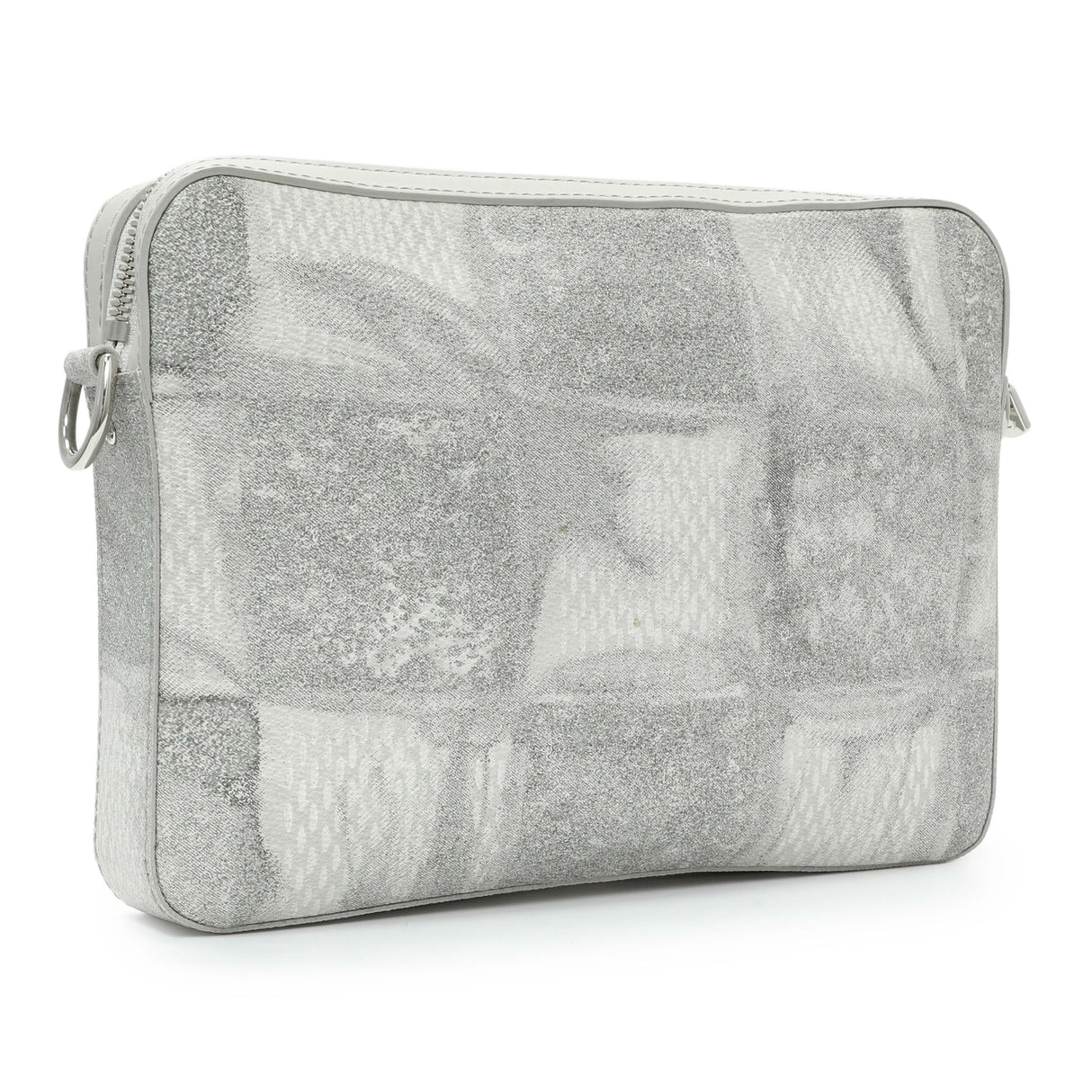 Louis Vuitton Stone Grey Damier Salt Trio Messenger Handbags Louis Vuitton