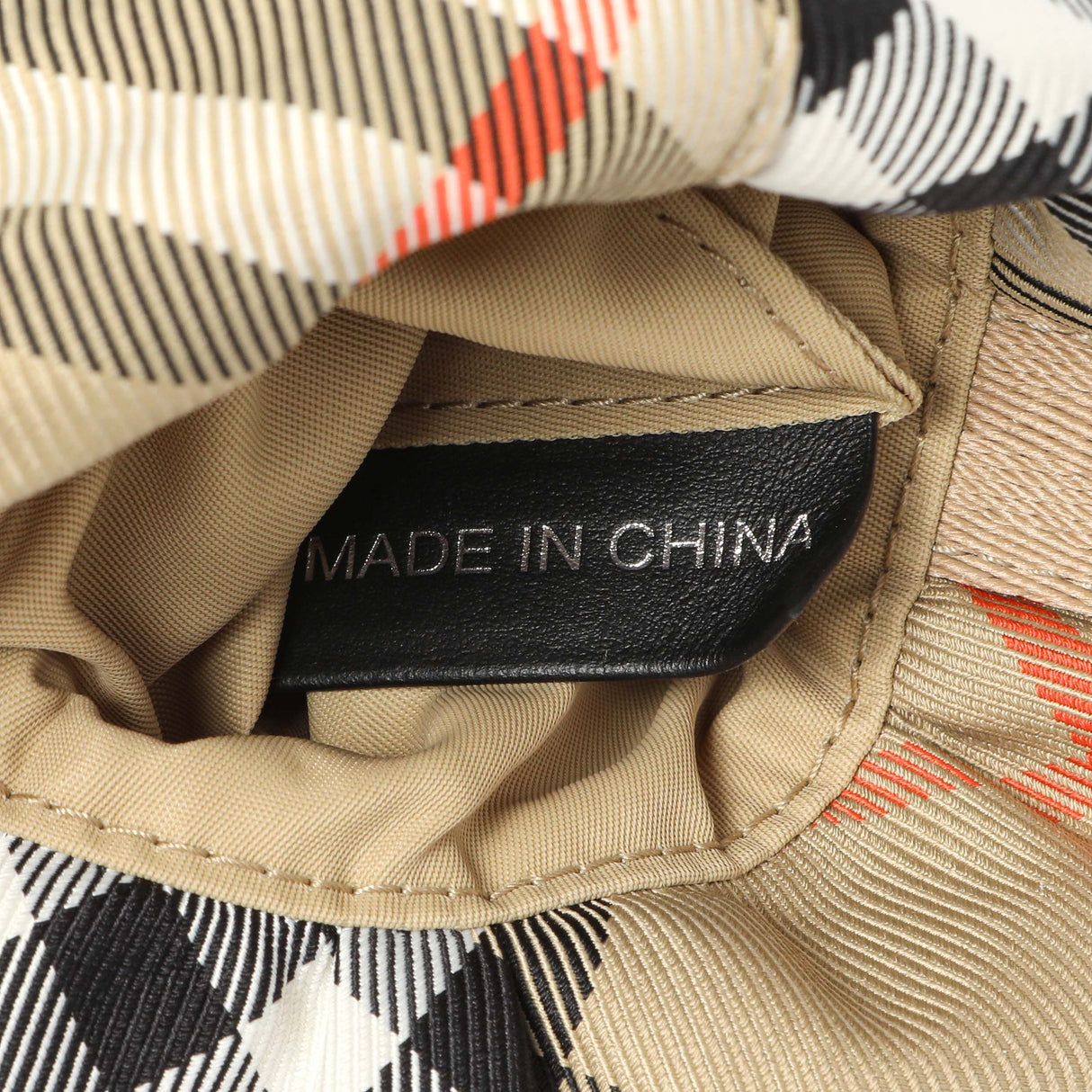 Burberry Sand Check Nylon Duck Bottle Holder Accessories Burberry