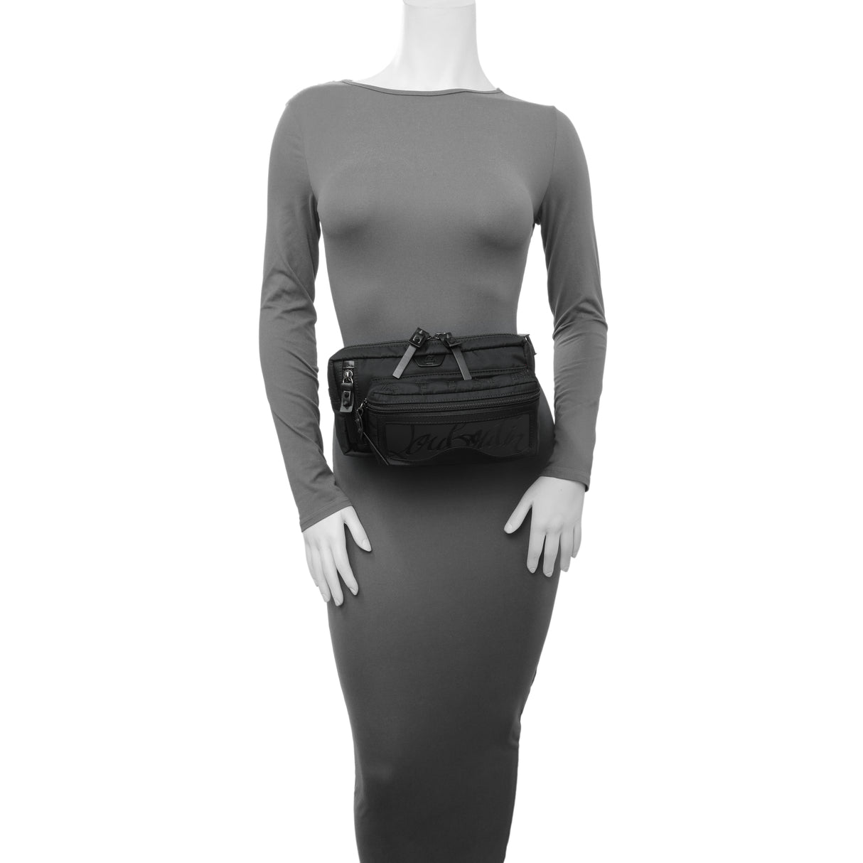 Christian Louboutin Black Nylon Loubideal Belt Bag Handbags Christian Louboutin