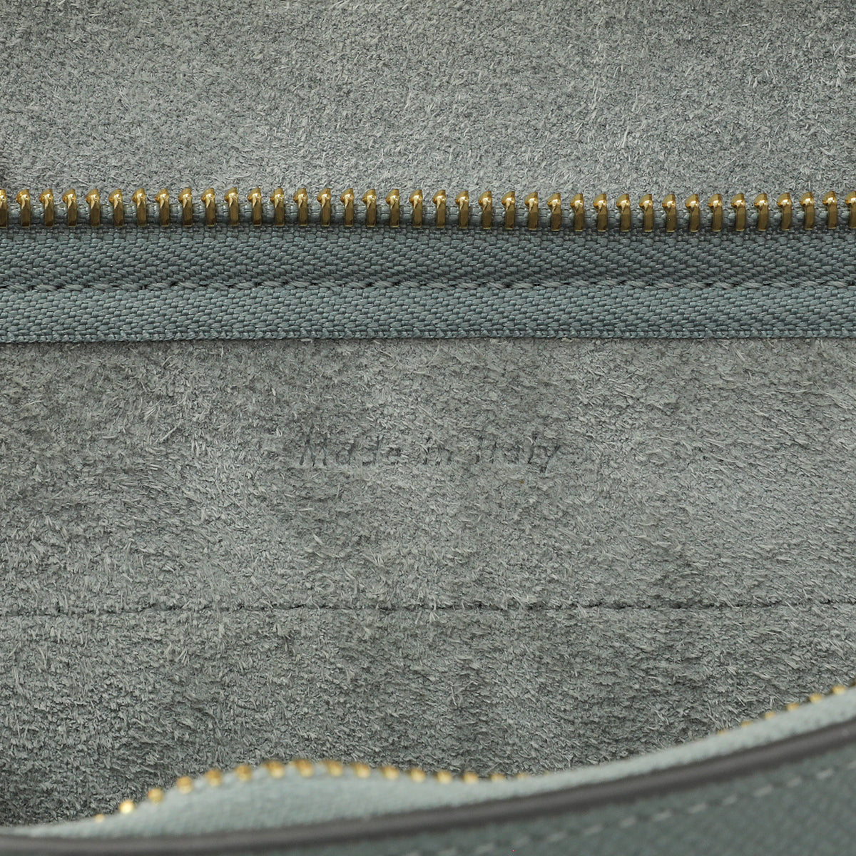 Celine Arctic Blue Grained Calfskin Nano Belt Bag Handbags Celine
