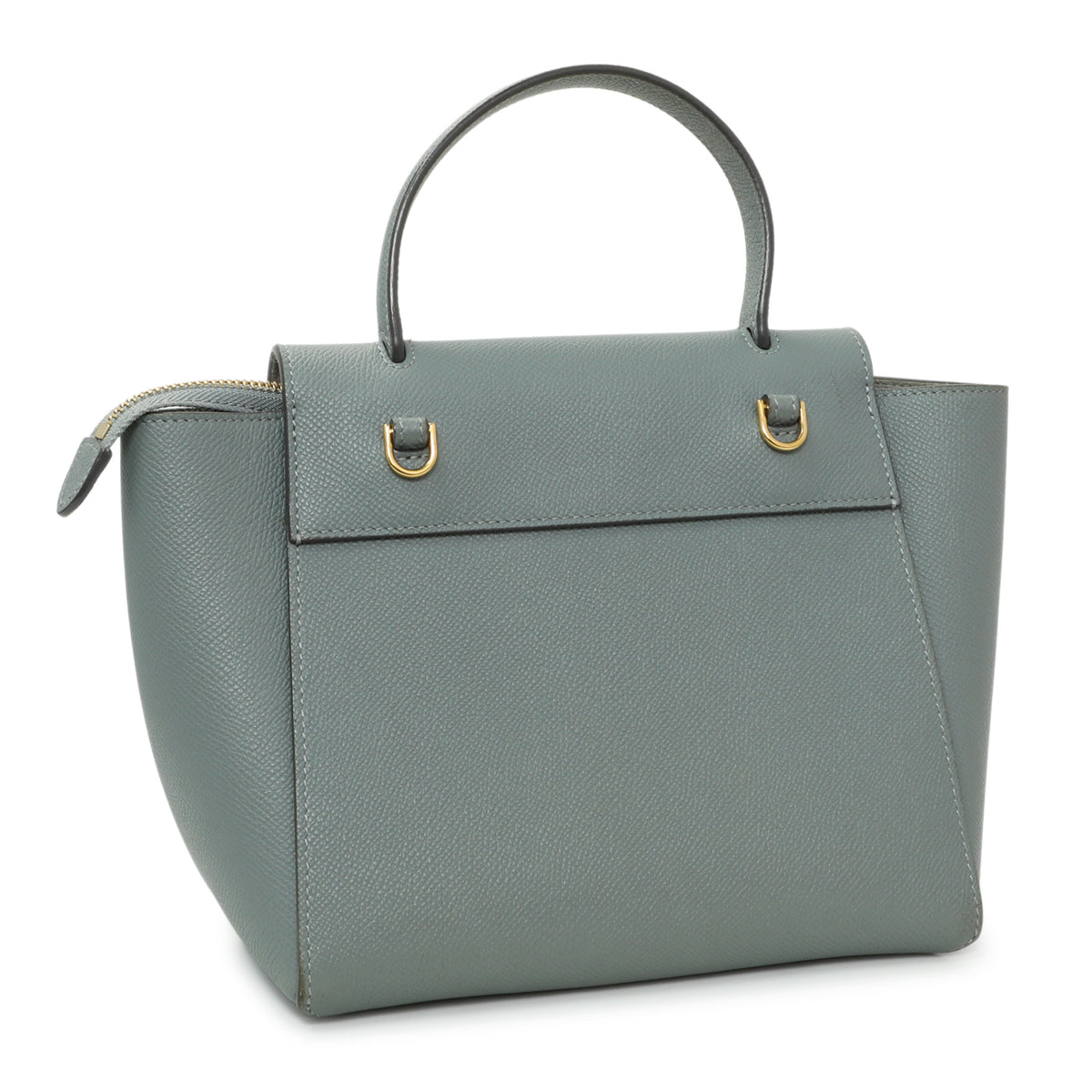Celine Arctic Blue Grained Calfskin Nano Belt Bag Handbags Celine