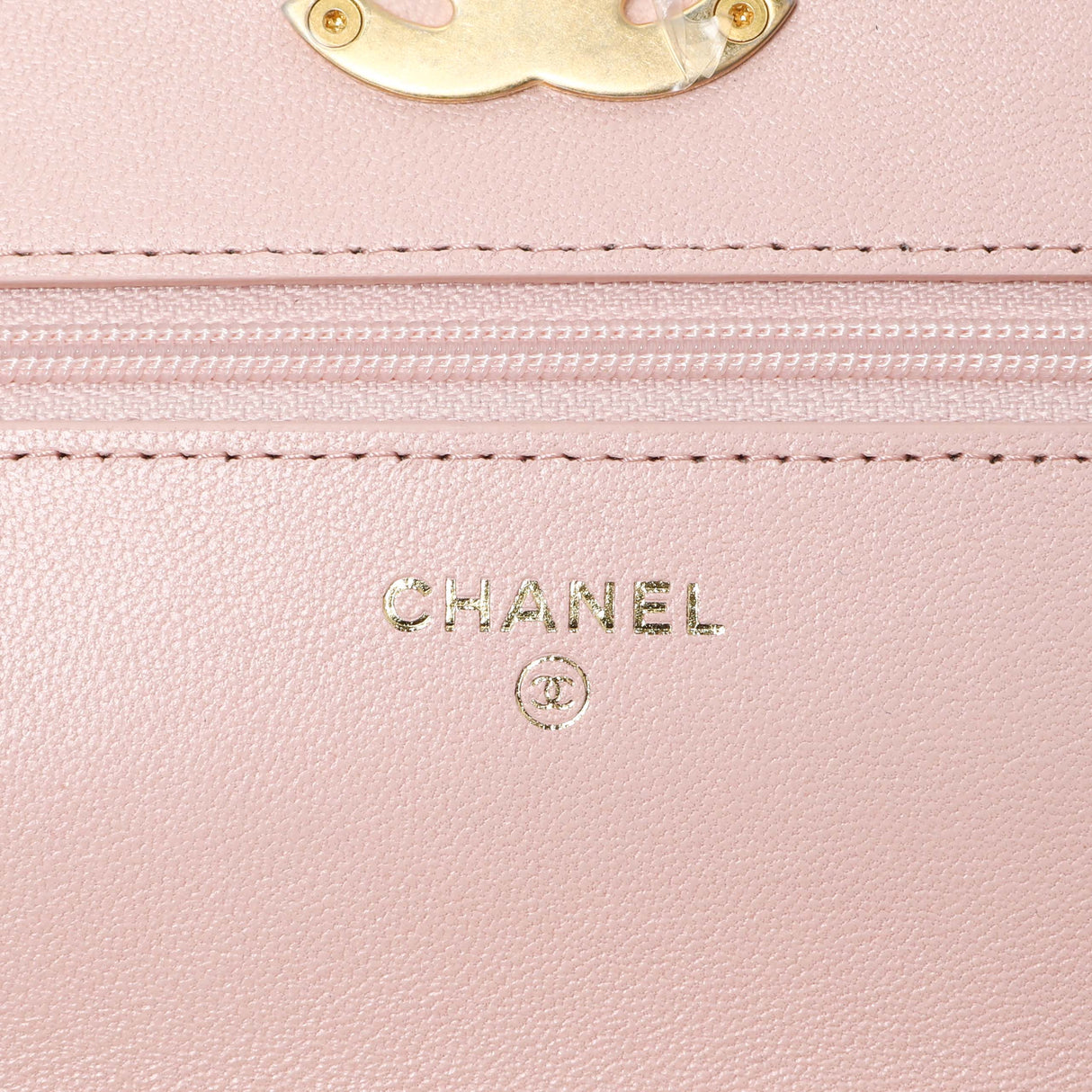 Chanel Pink Quilted Lambskin Chanel 19 Wallet on Chain Handbags Chanel