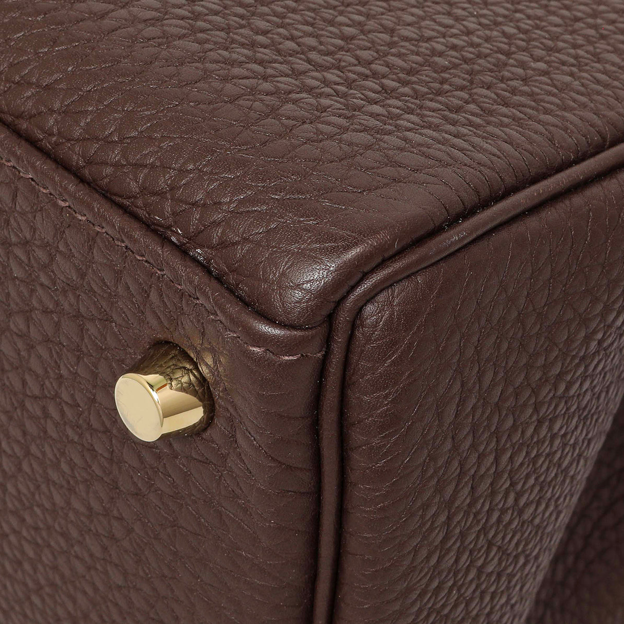 Hermes Chocolate Togo Kelly Retourne 28 Handbags Hermes