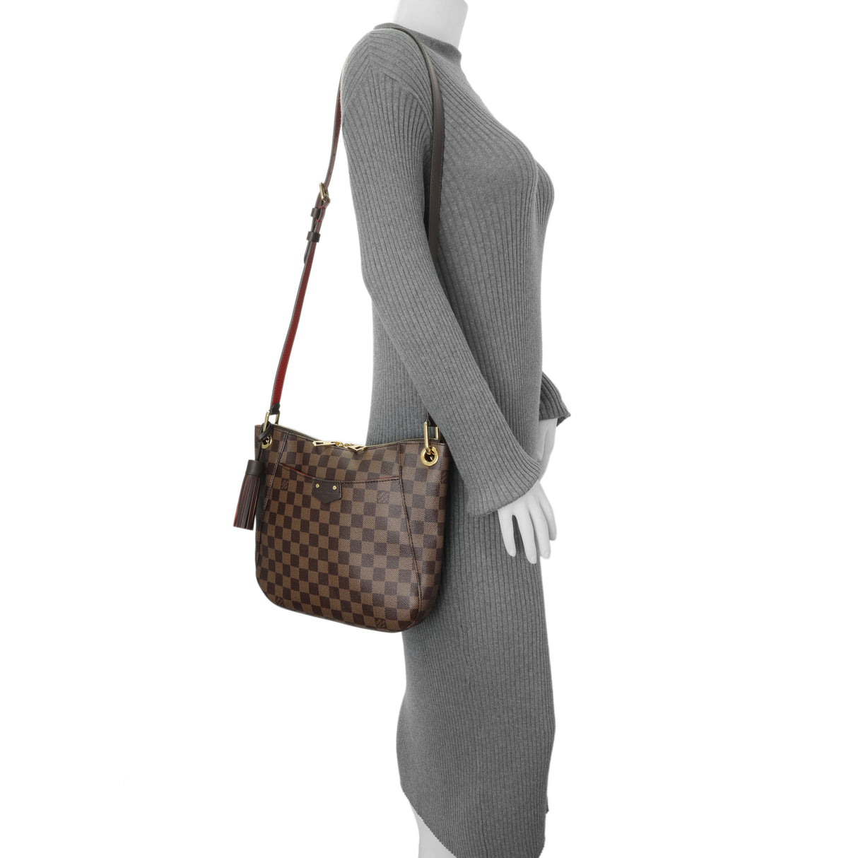 Louis Vuitton Damier Ebene South Bank Besace Handbags Louis Vuitton