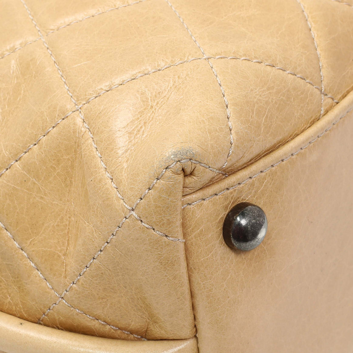 Chanel Quilted Glazed Calfskin Stitch It Fold Over Shoulder Bag Handbags Chanel