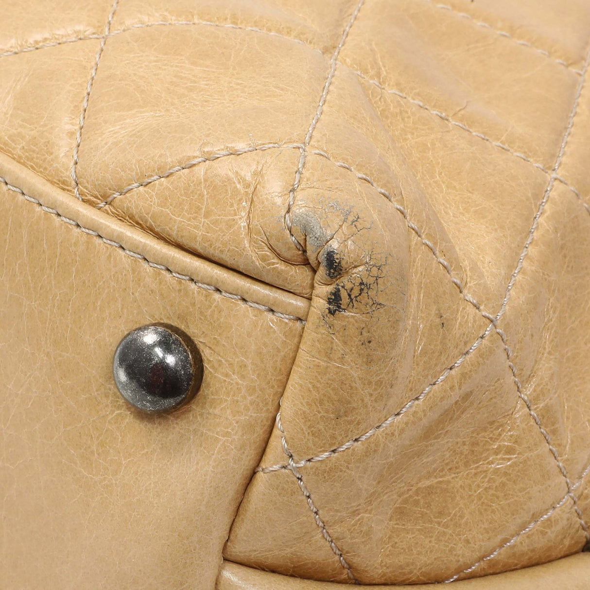Chanel Quilted Glazed Calfskin Stitch It Fold Over Shoulder Bag Handbags Chanel