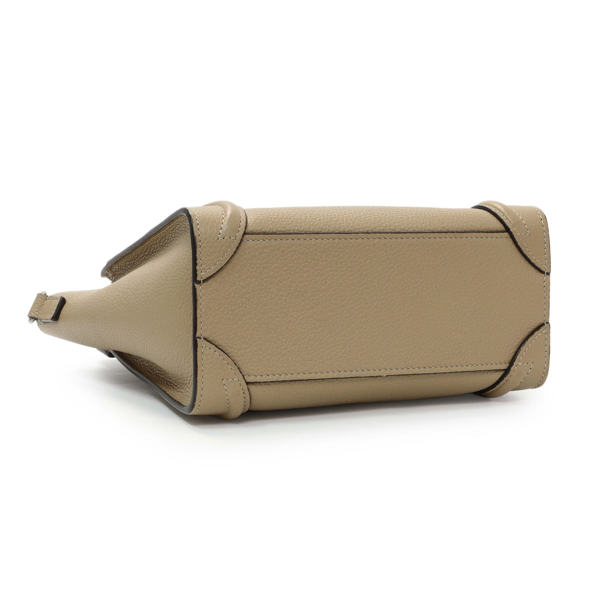 Celine Dune Drummed Calfskin Nano Luggage Handbags Celine