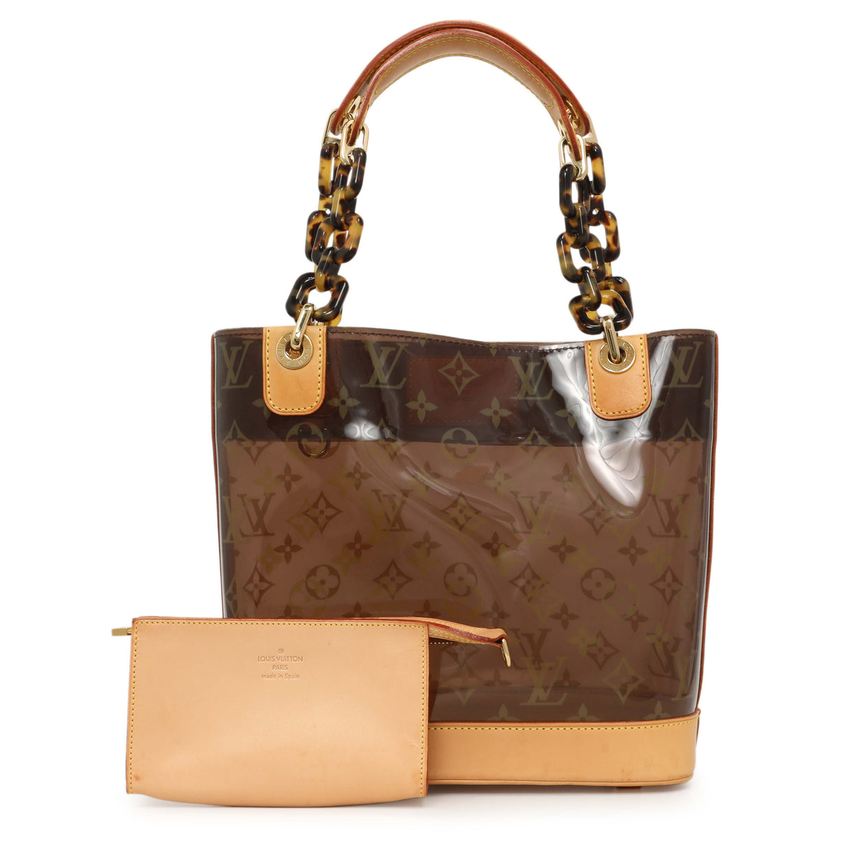 Louis Vuitton Monogram Vinyl Cabas Ambre PM Handbags Louis Vuitton