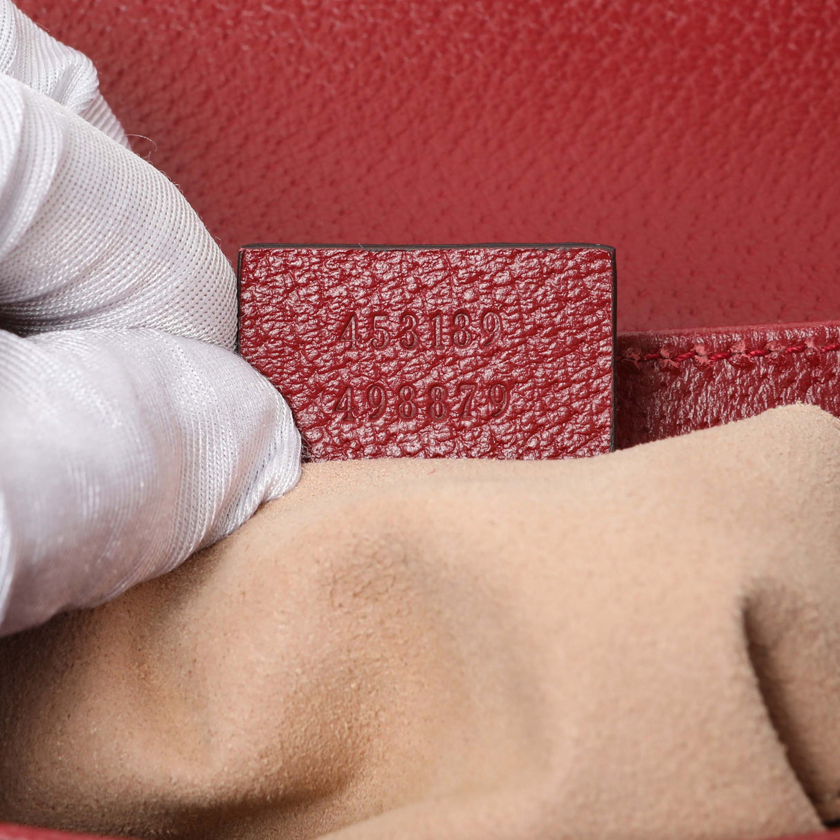 Gucci GG Supreme Monogram Tian Web Medium Padlock Messenger Shoulder Bag Handbags Gucci