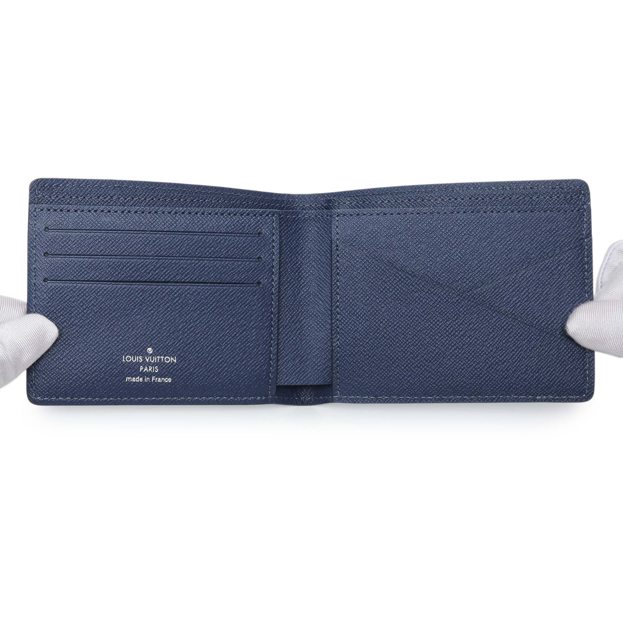 Louis Vuitton Cobalt Epi Initials Multiple Wallet Accessories Louis Vuitton