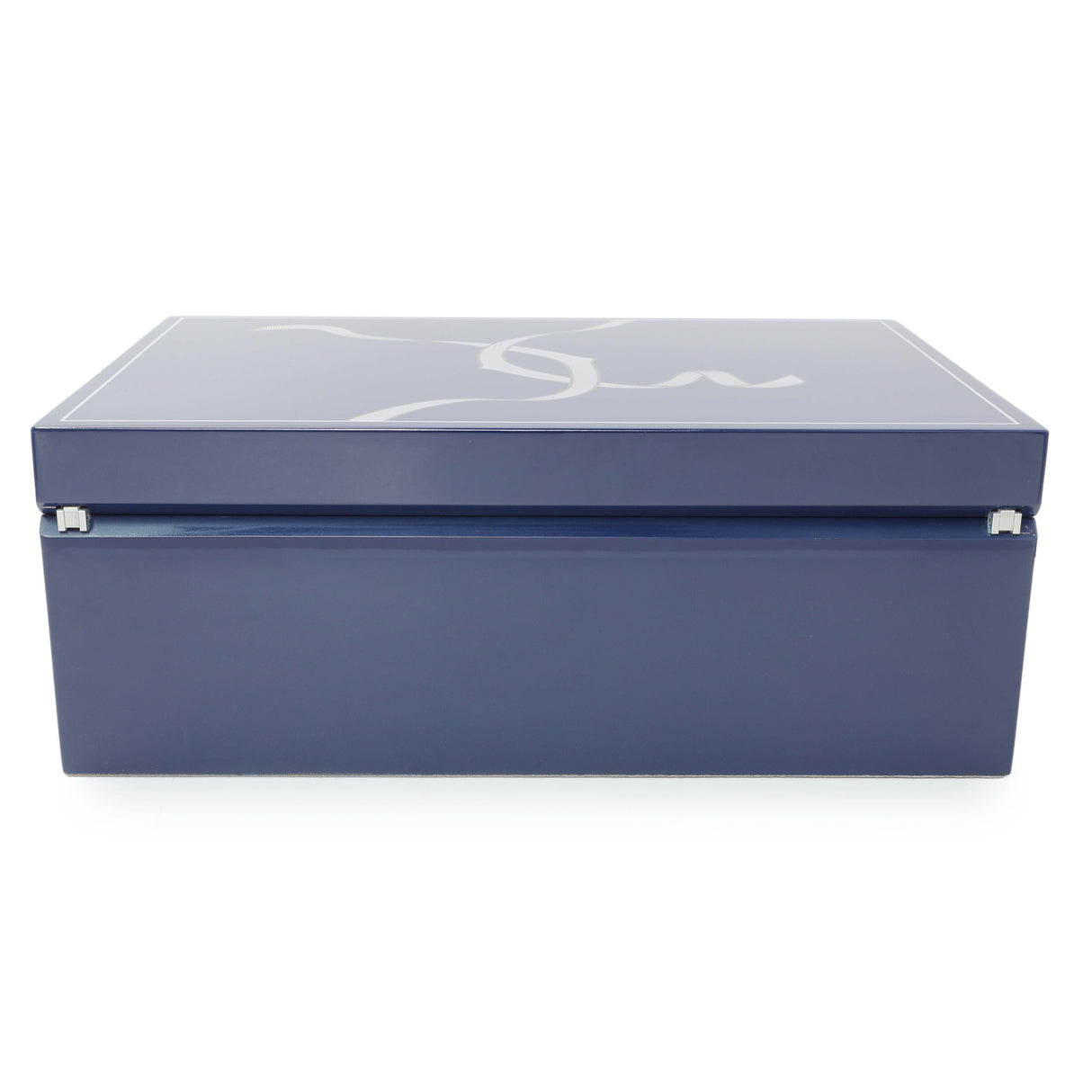 Cartier Blue Lacquered Three Watch and Cufflink Box Accessories Cartier