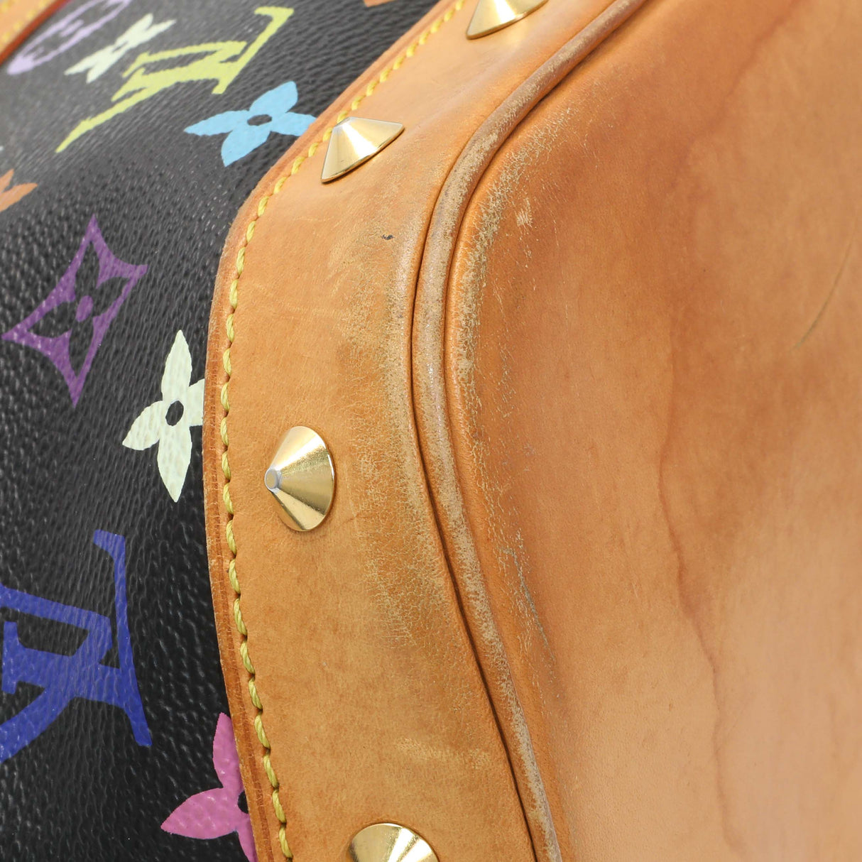 Louis Vuitton Black Monogram Multicolor Alma Handbags Louis Vuitton