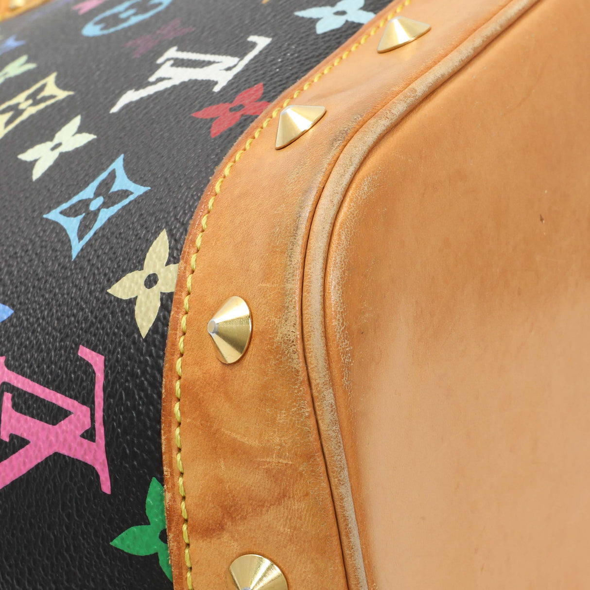 Louis Vuitton Black Monogram Multicolor Alma Handbags Louis Vuitton