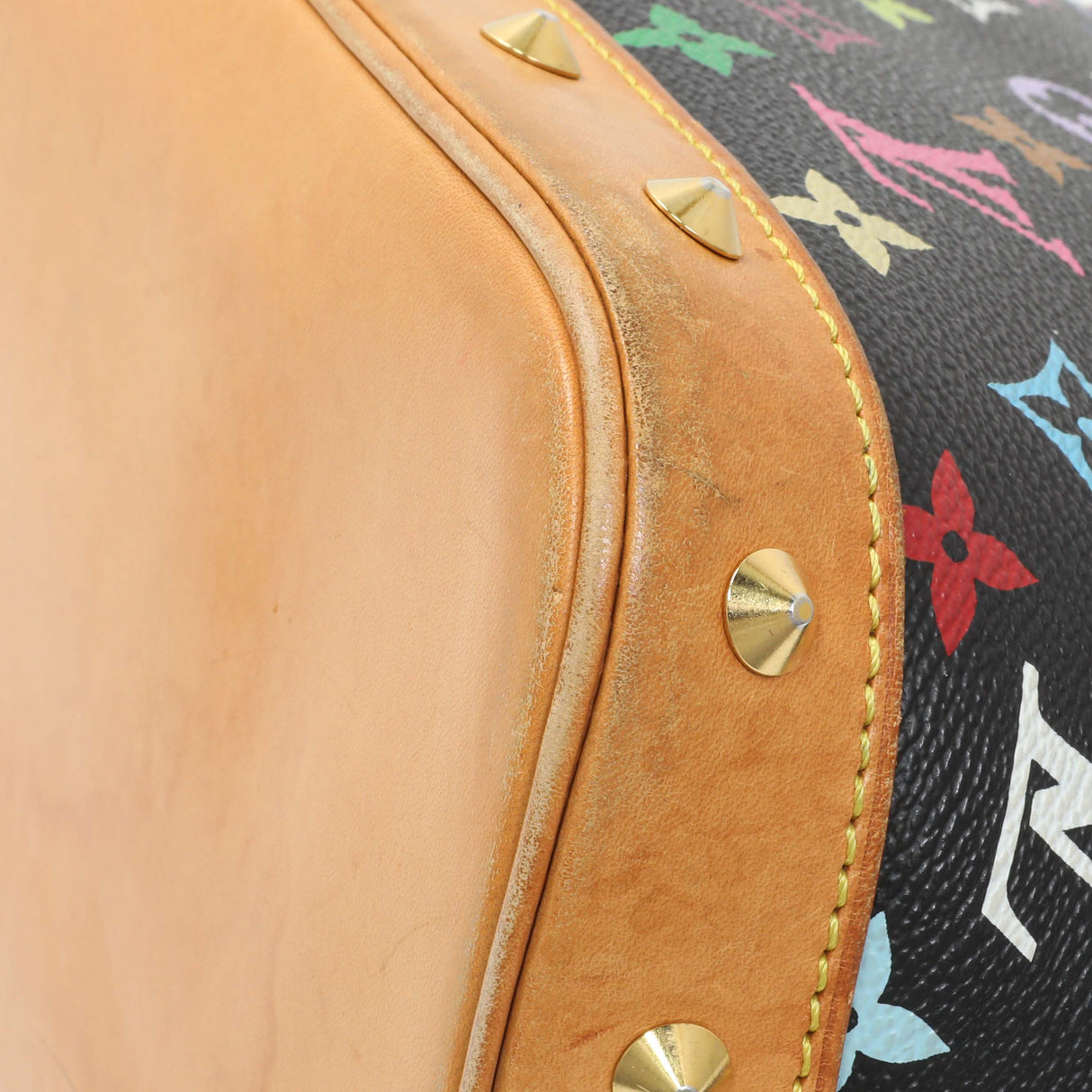 Louis Vuitton Black Monogram Multicolor Alma Handbags Louis Vuitton