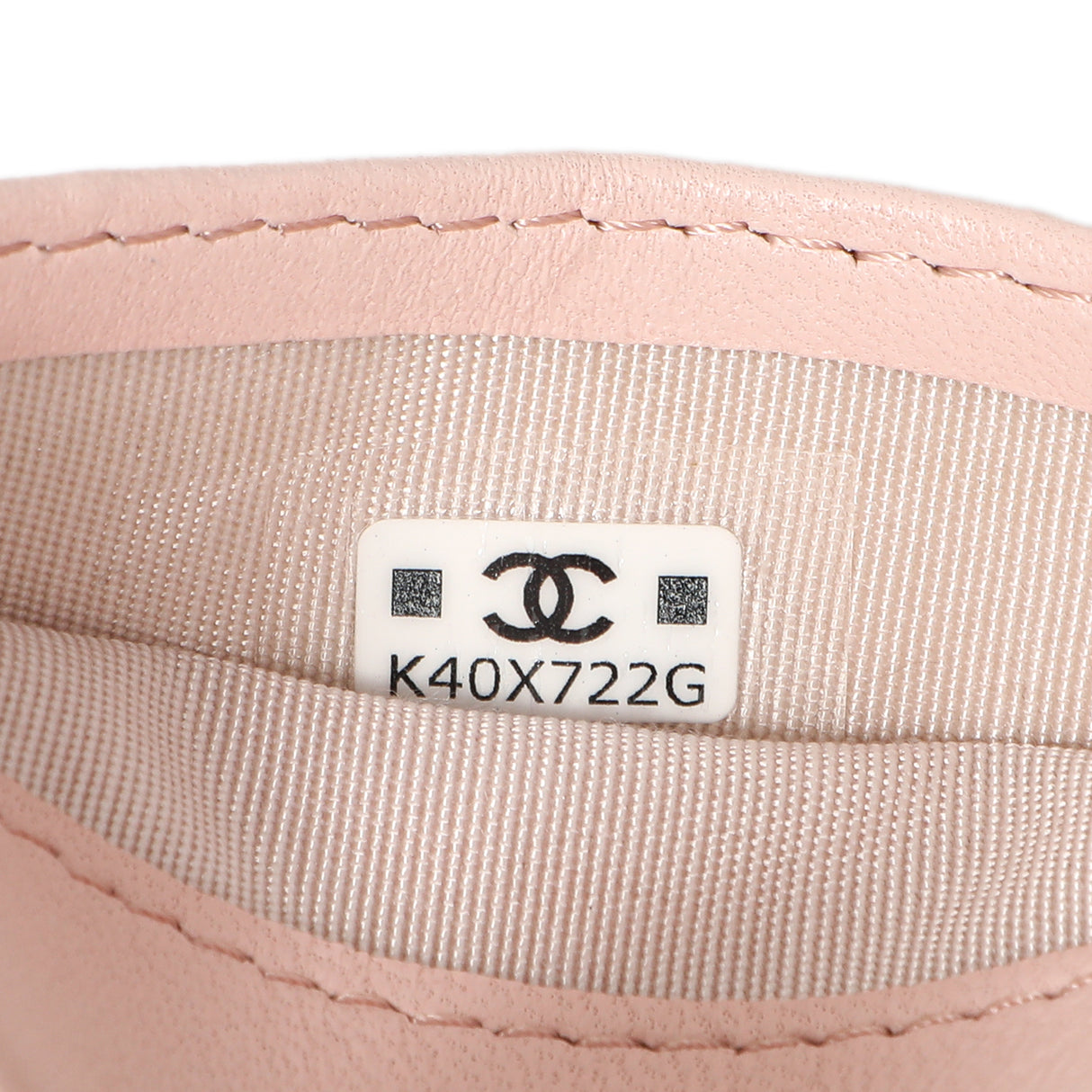 Chanel Pink Quilted Lambskin Card Holder Accessories Chanel