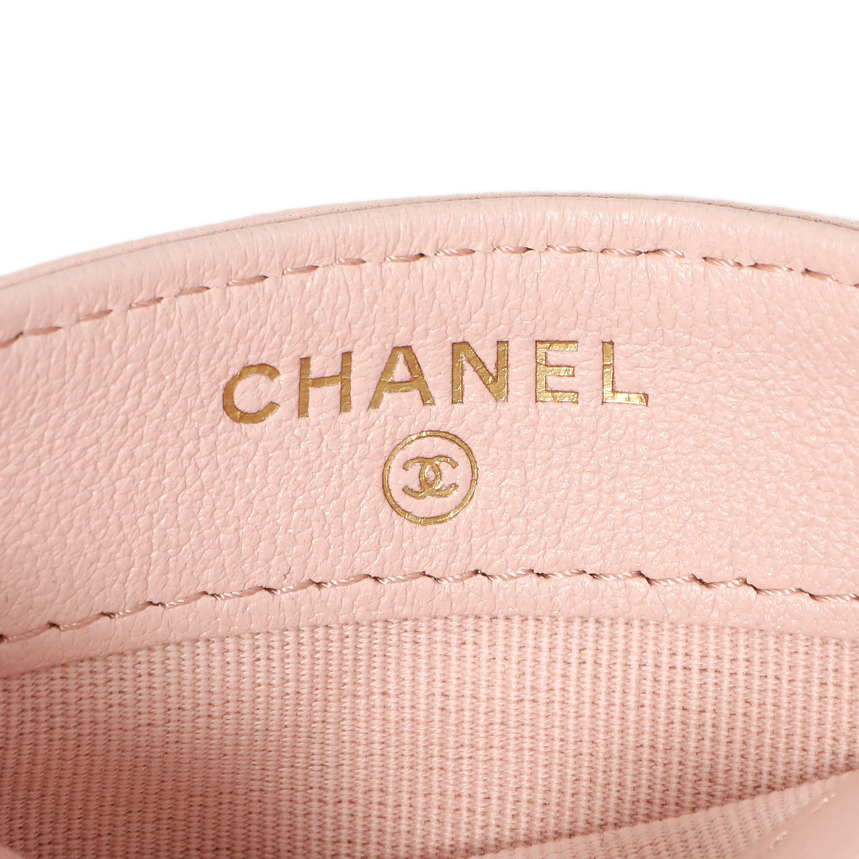 Chanel Pink Quilted Lambskin Card Holder Accessories Chanel