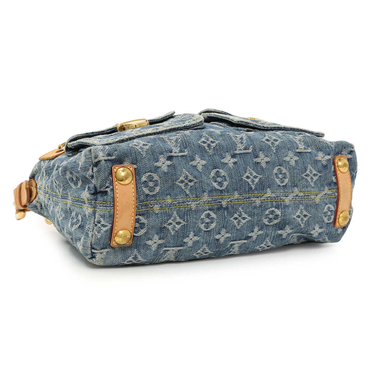 Louis Vuitton Blue Monogram Denim Baggy PM Handbags Louis Vuitton