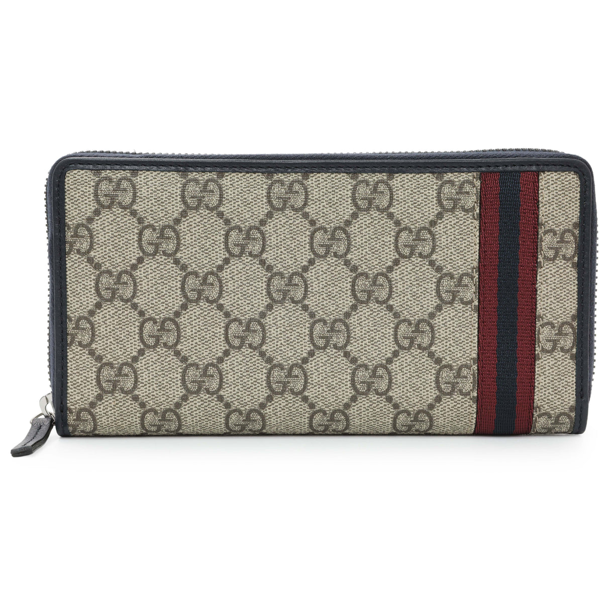 Gucci GG Supreme Zipped Long Wallet Accessories Gucci