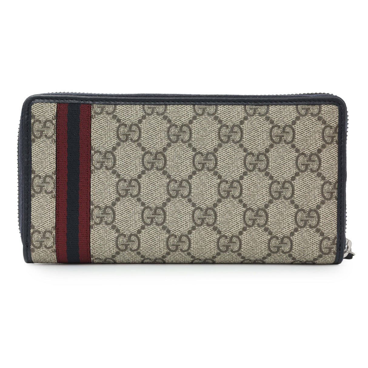 Gucci GG Supreme Zipped Long Wallet Accessories Gucci