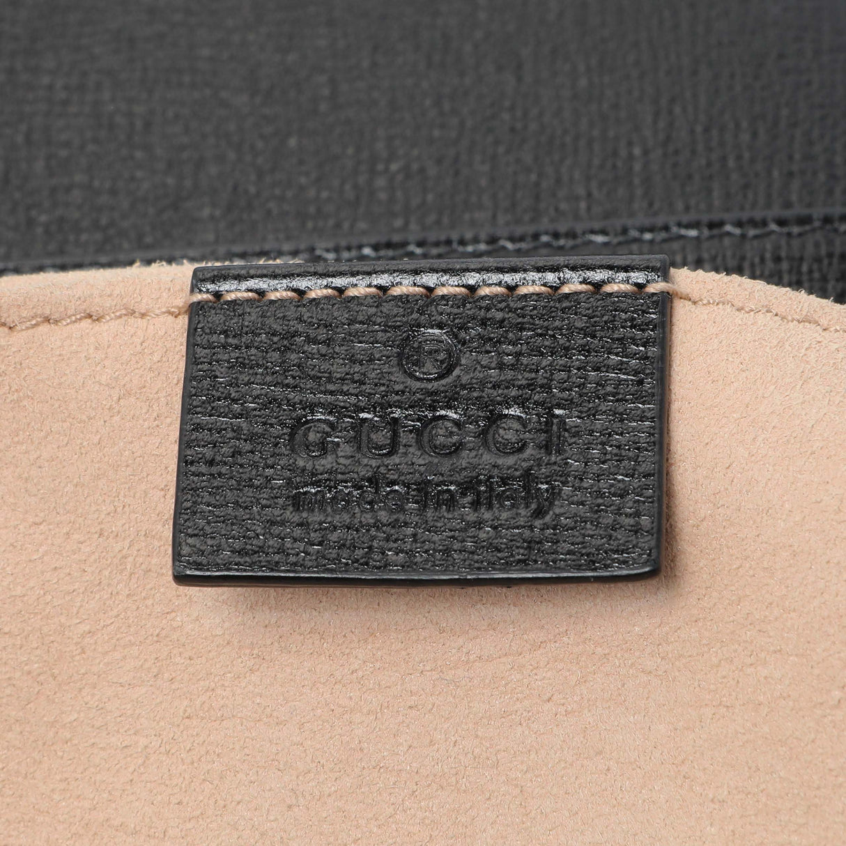 Gucci Black Beige Calfskin Horsebit 1955 Drawstring Bucket Bag Handbags Gucci