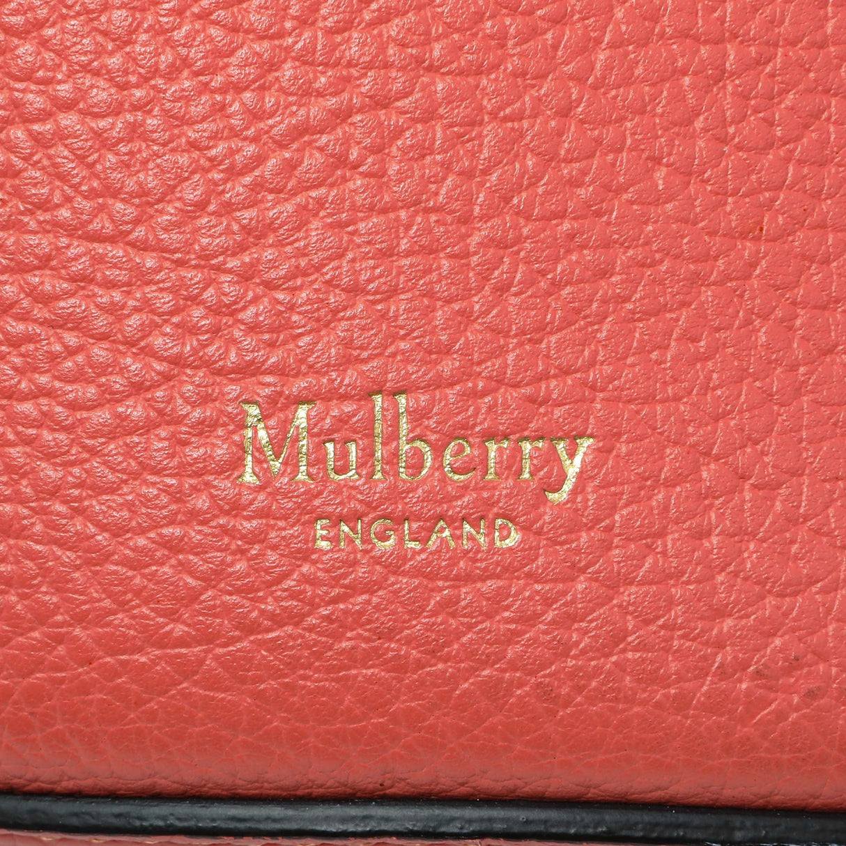Mulberry Coral Grained Calfskin Abbey Bucket Bag Handbags Mulberry