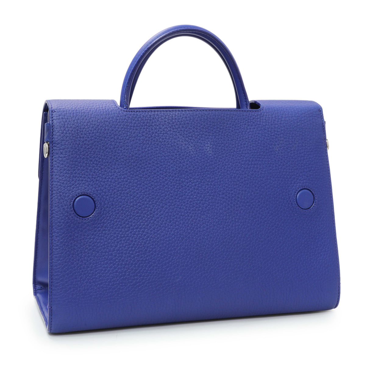 Christian Dior Blue Bullcalf Medium Diorever Flap Handbags Christian Dior