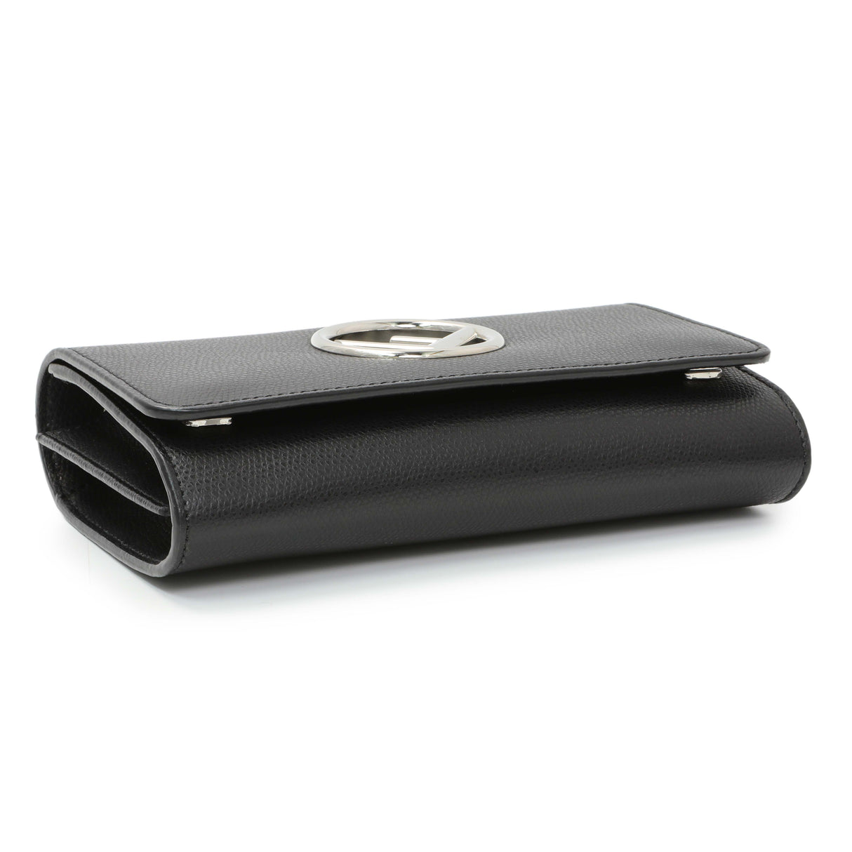 Fendi Black Calfskin F is Fendi Kan I Wallet On Chain Handbags Fendi