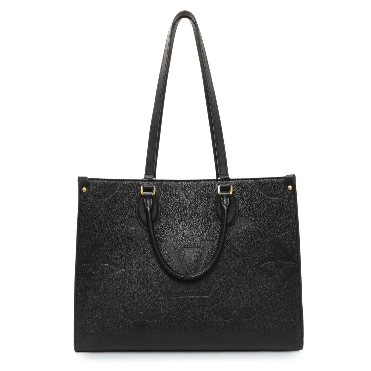 Louis Vuitton Black Empreinte Monogram Giant OnTheGo MM Handbags Louis Vuitton