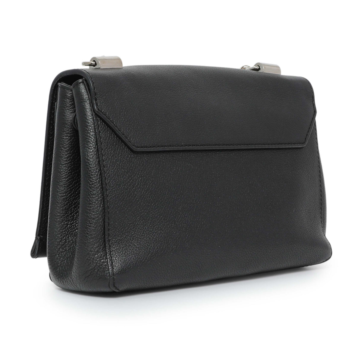 Louis Vuitton Black Soft Calfskin Lockme II Chain Bag BB Handbags Louis Vuitton