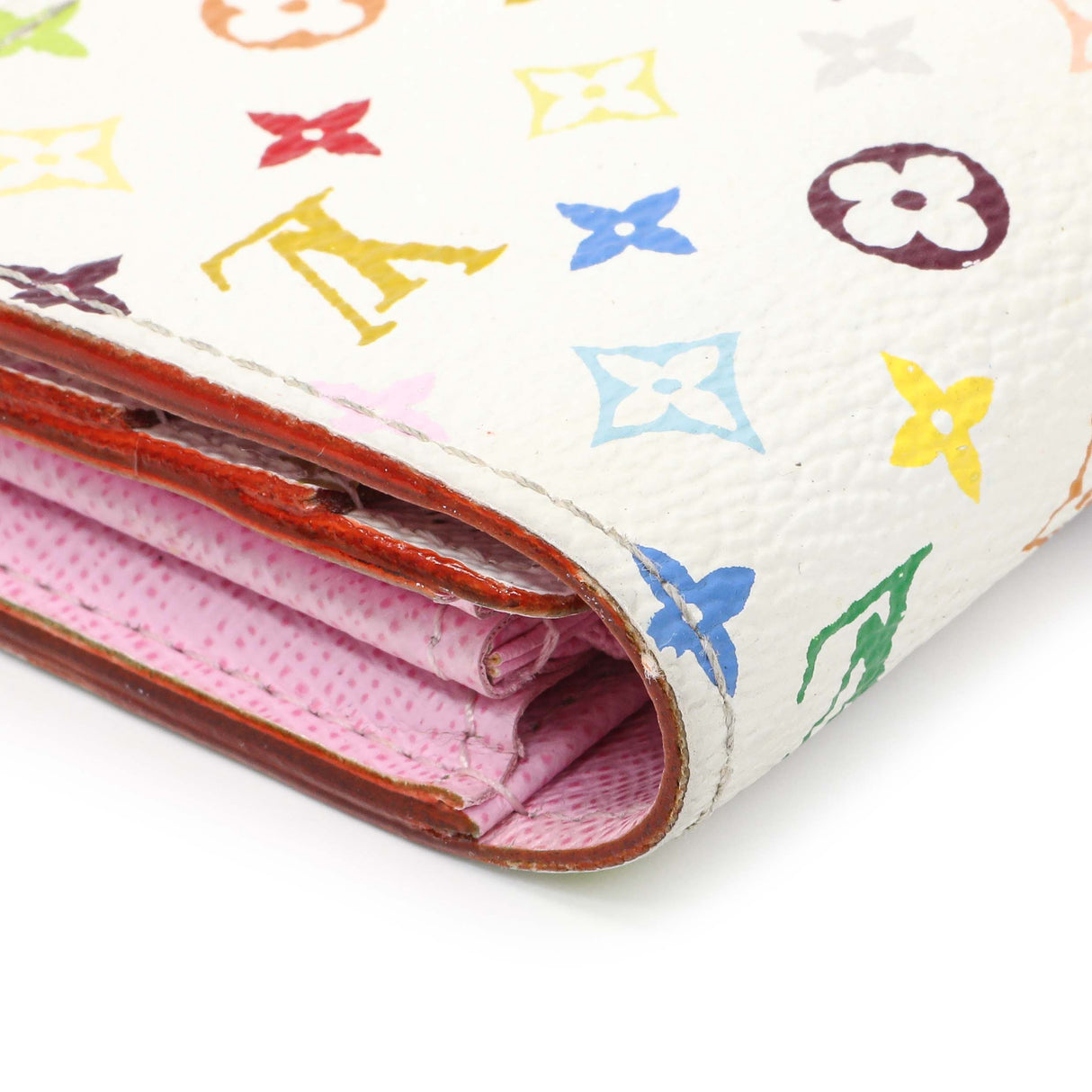 Louis Vuitton White Multicolor Sarah Wallet Accessories Louis Vuitton