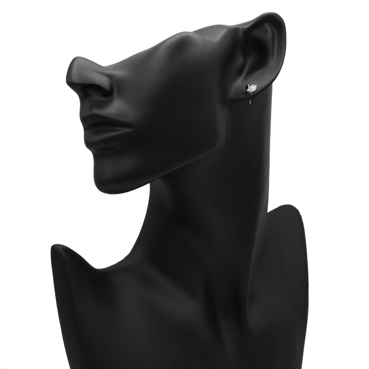 18K White Gold 0.47 Carat Diamond Earrings Modaselle