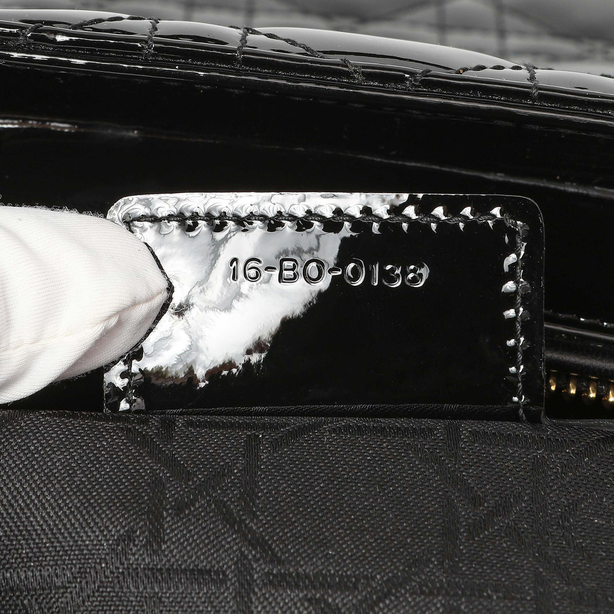 Christian Dior Black Patent Cannage Large Lady Dior Handbags Christian Dior