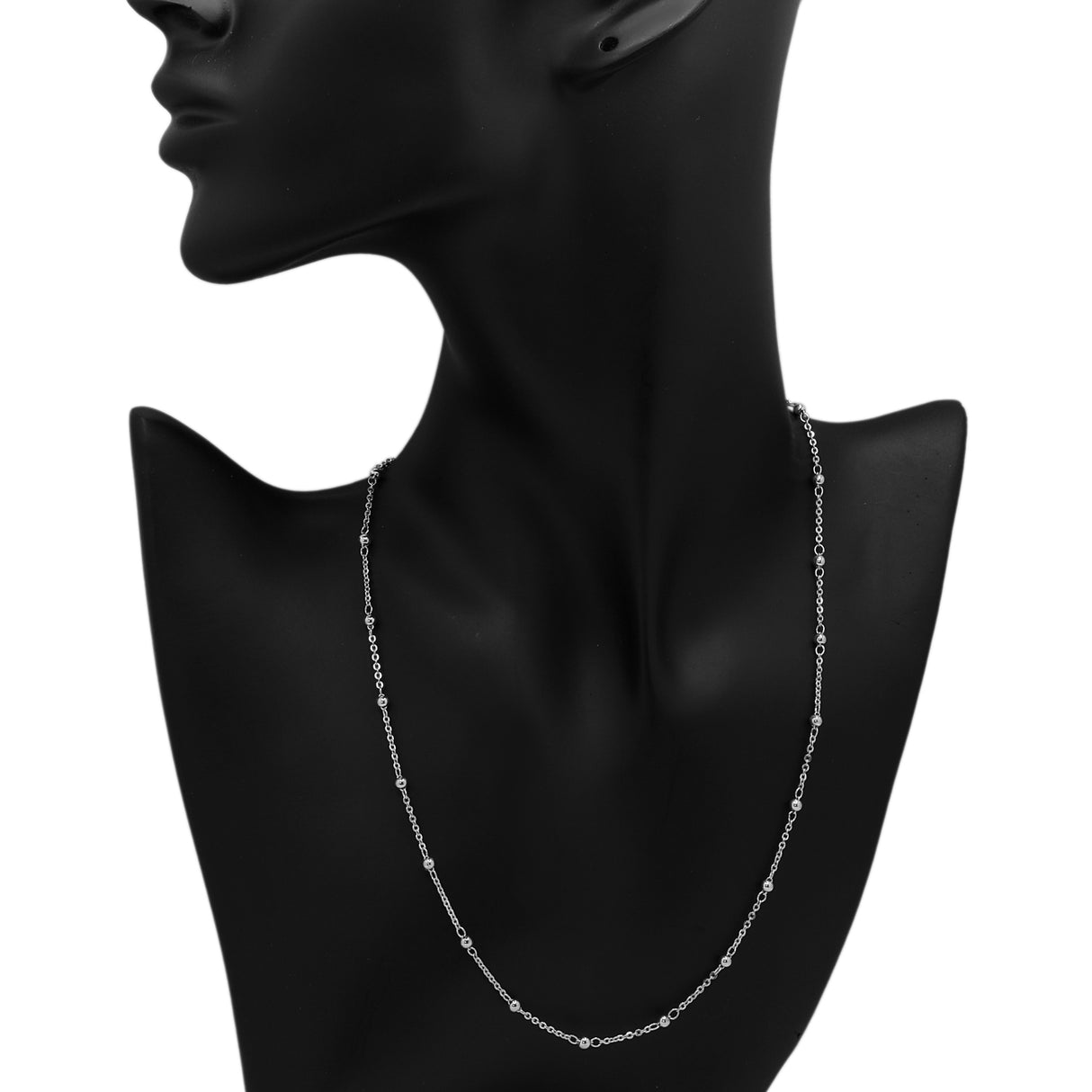 Platinum Bead Chain Fine Jewellery Modaselle
