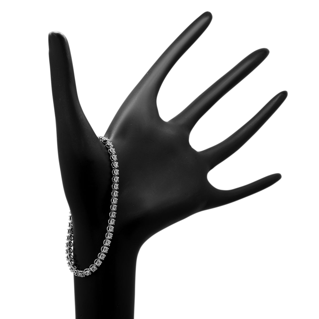 14K White Gold 2.04 Carat Tennis Bracelet Fine Jewellery Modaselle