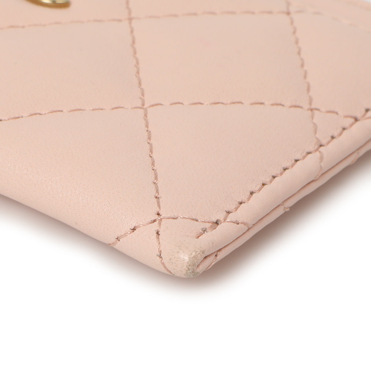 Chanel Pink Quilted Lambskin Card Holder Accessories Chanel