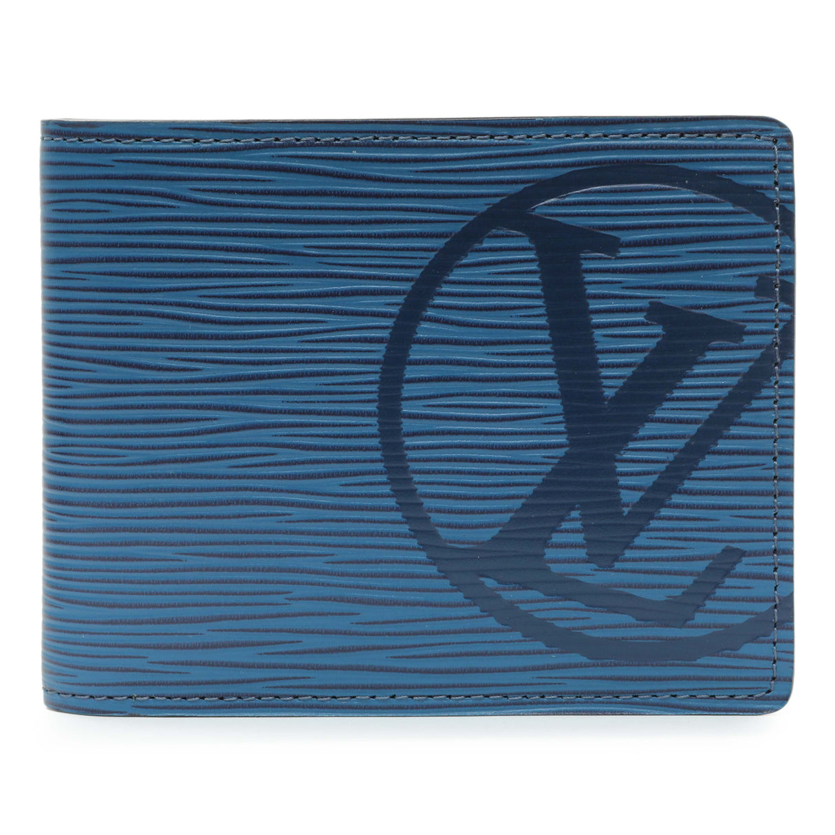 Louis Vuitton Cobalt Epi Initials Multiple Wallet Accessories Louis Vuitton