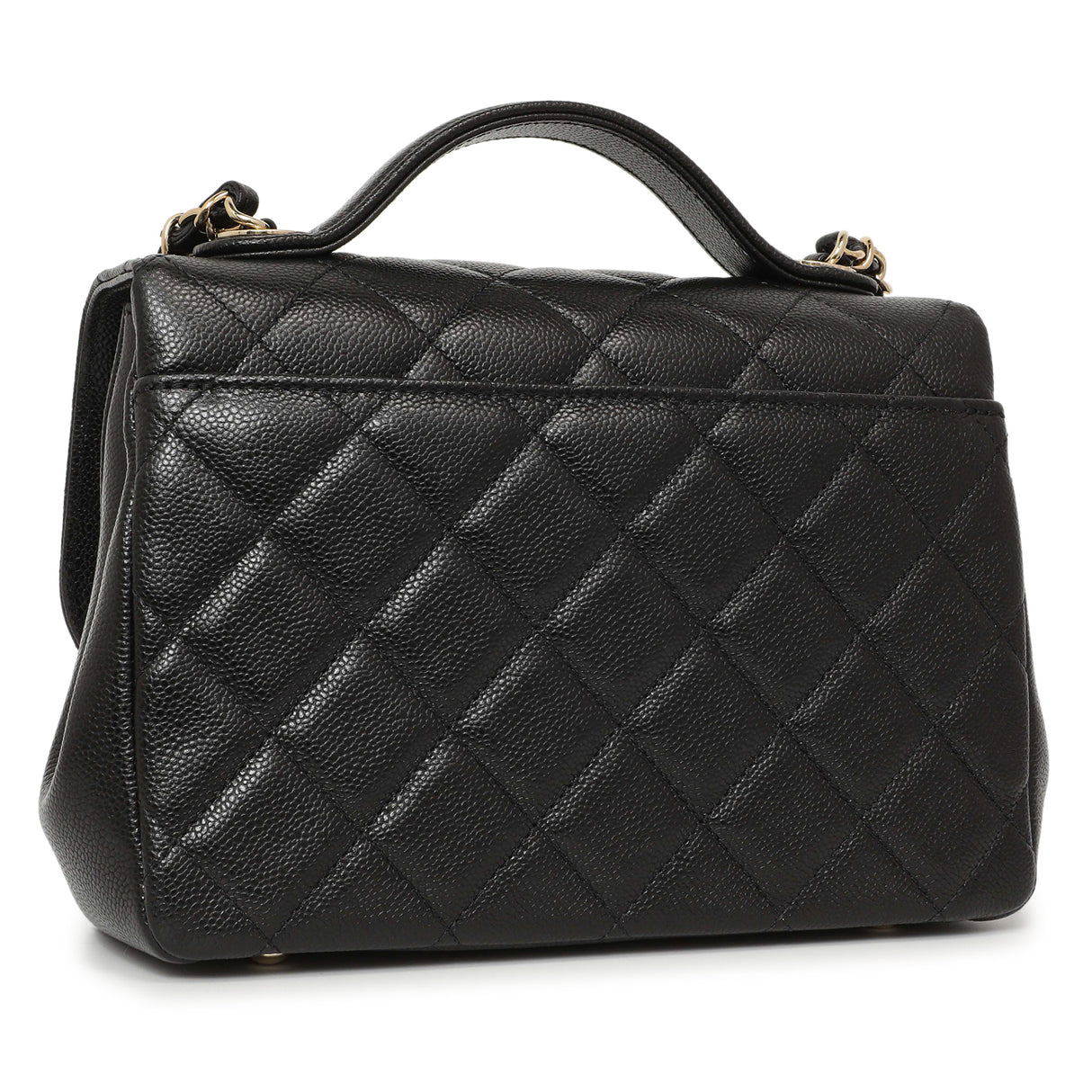 Chanel Black Caviar Medium Business Affinity Flap Handbags Chanel