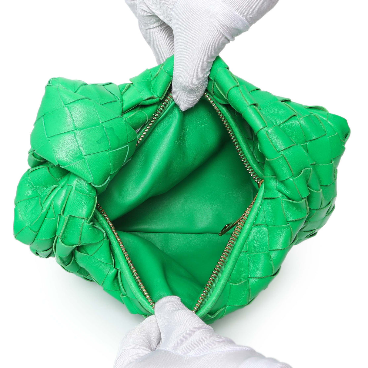 Bottega Veneta Parakeet Nappa Intrecciato Mini Jodie Handbags Bottega Veneta